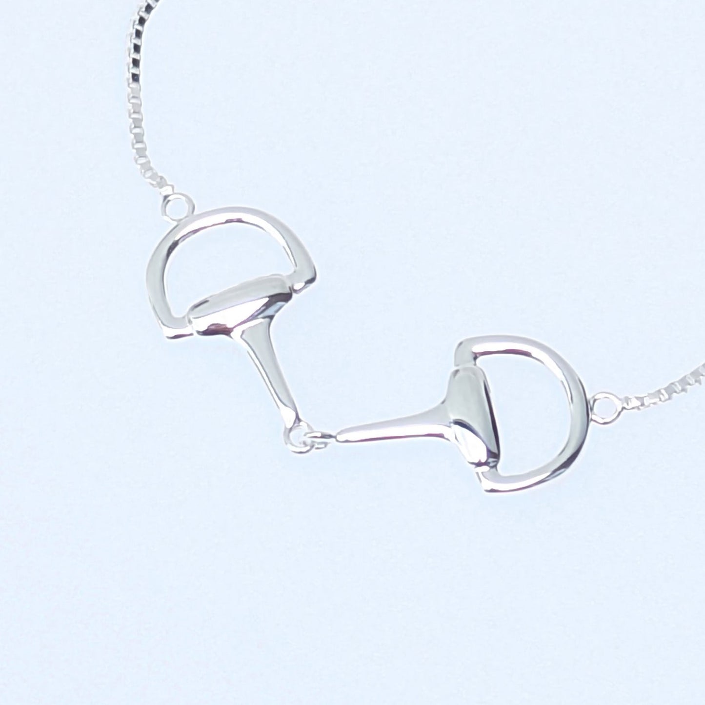 Sterling Silver Snaffle Slider Bracelet