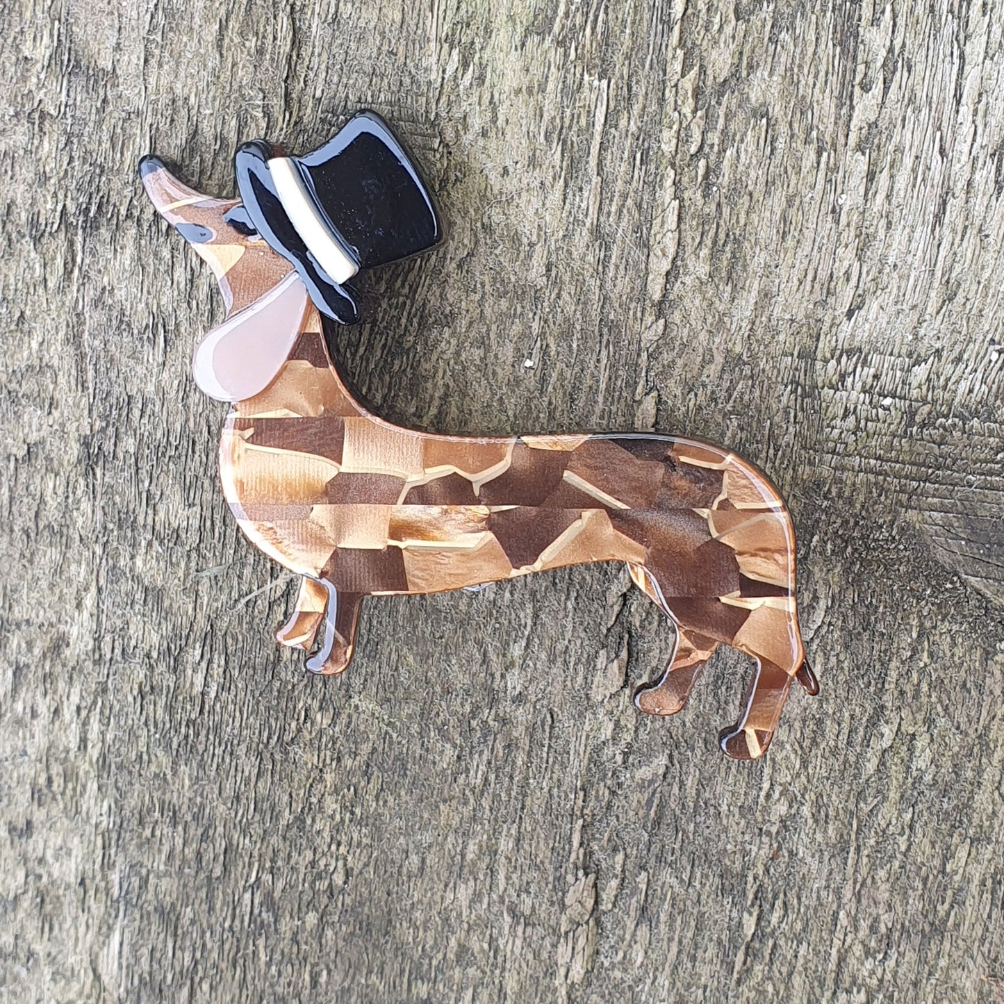 Resin Dachshund
