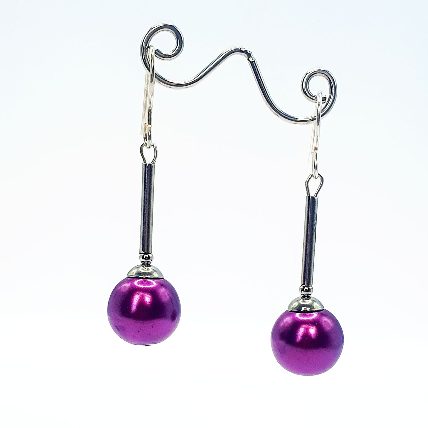 Glass Pearl Long Drops