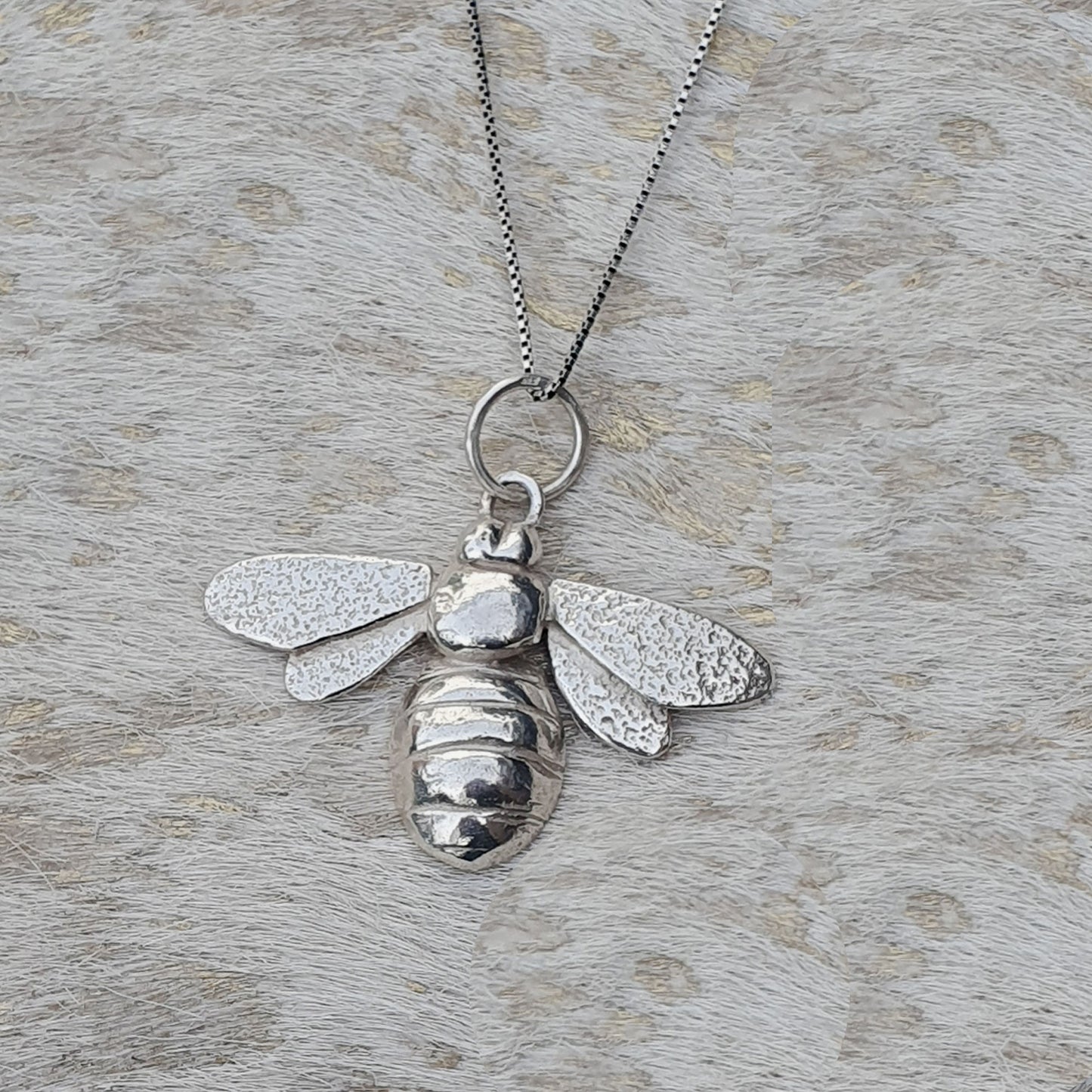 Sterling silver worker bee