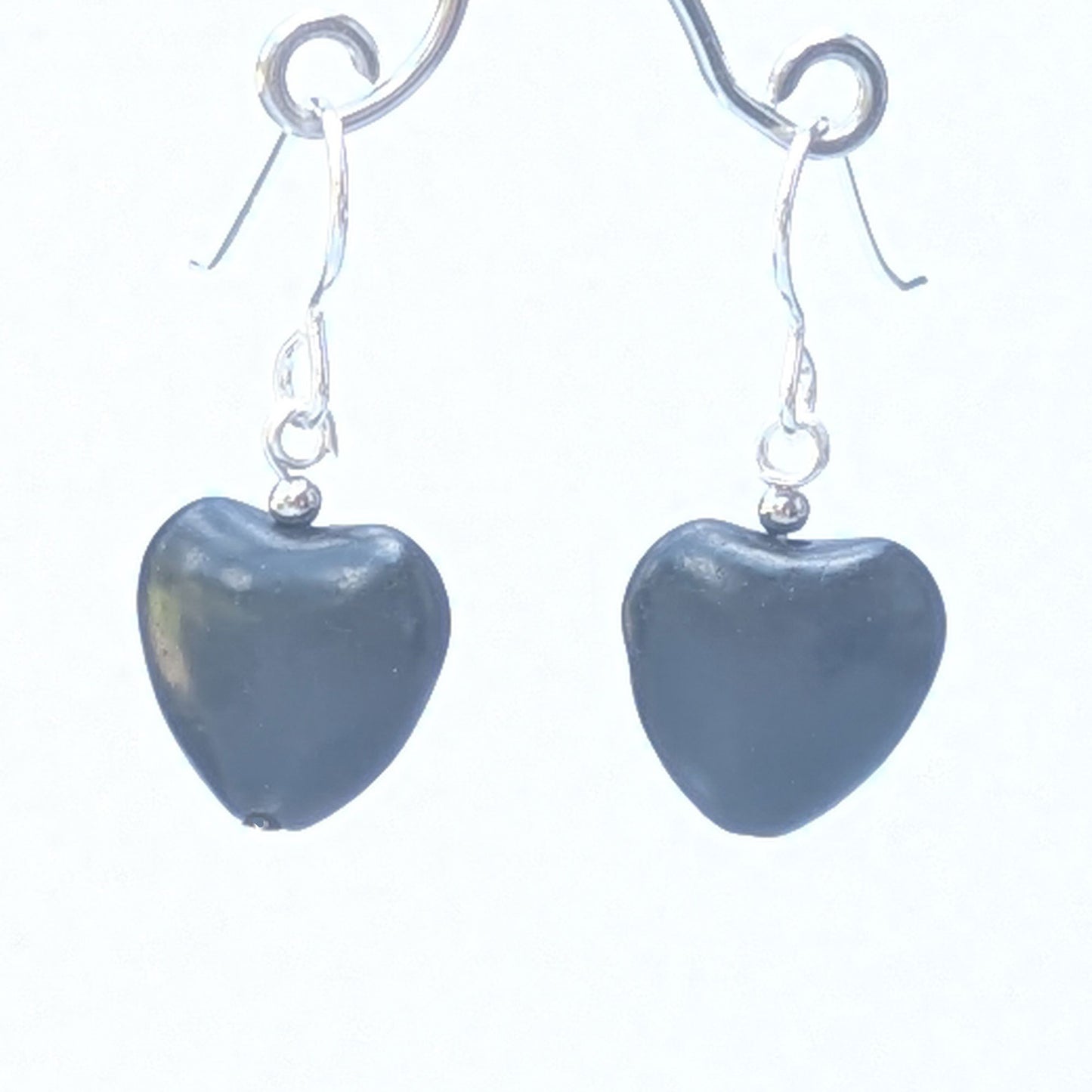 Fossil Heart Earrings