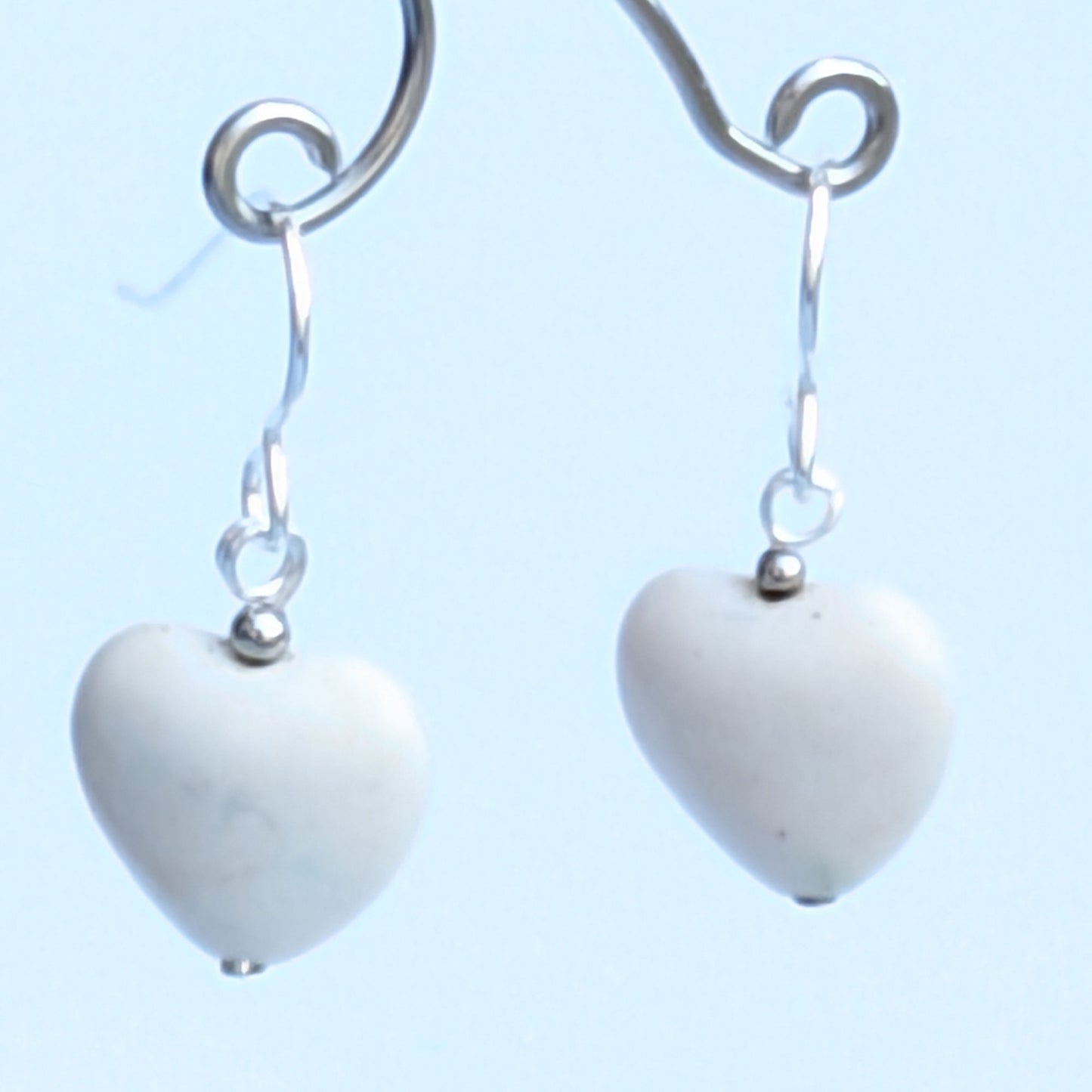 Fossil Heart Earrings