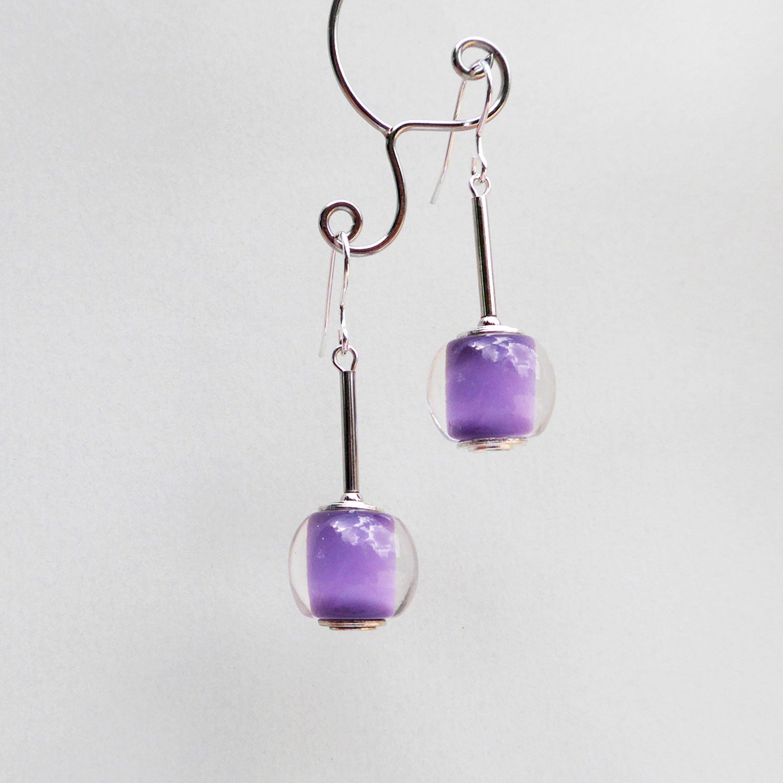 Lavender Zsiska long drop earrings