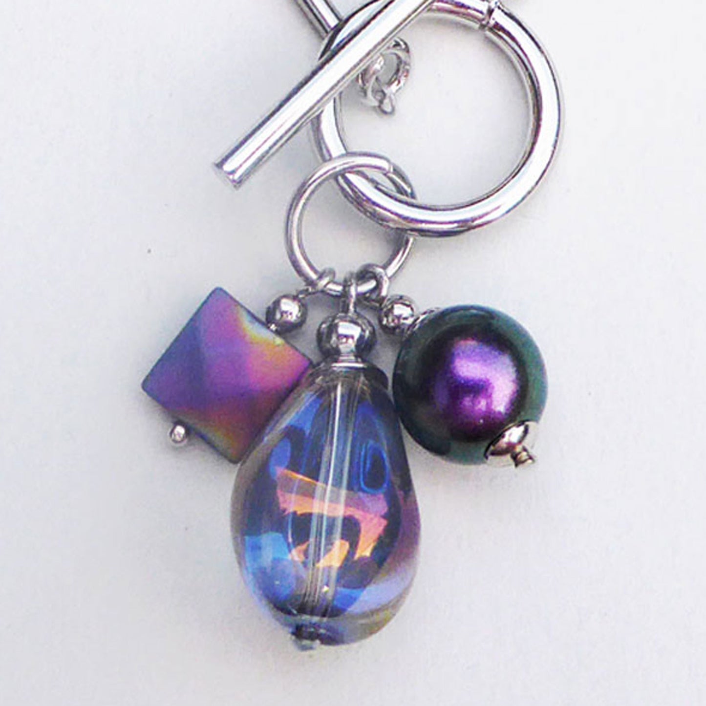 Faceted Hematite Charms