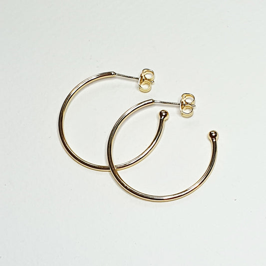 Gold Plated Ear Hoops