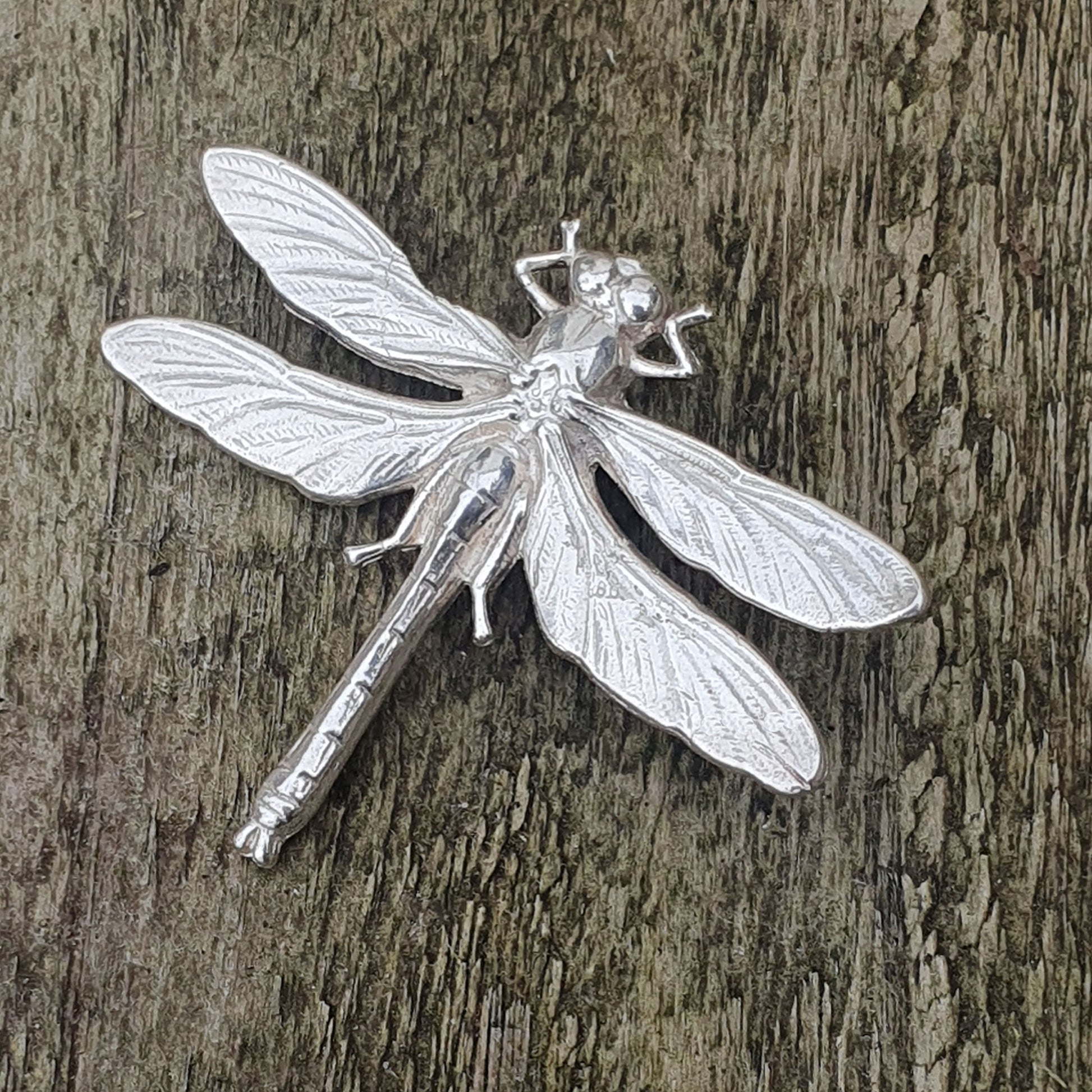 Sterling silver hallmarked dragonfly